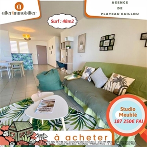 t1 à la vente -   97435  SAINT GILLES LES HAUTS, surface 48 m2 vente t1 - UBI482210849